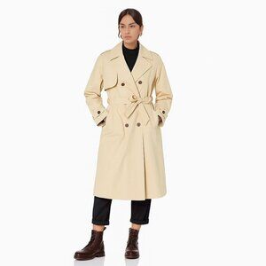 The Drop Women's Noa Trench Coat Beige Size S NWT  Classic